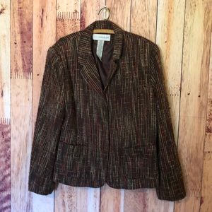 Sag Harbor snap front jacket size 16